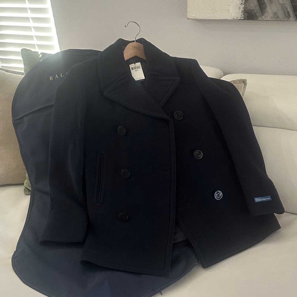 Ralph Lauren Black Pea Coat